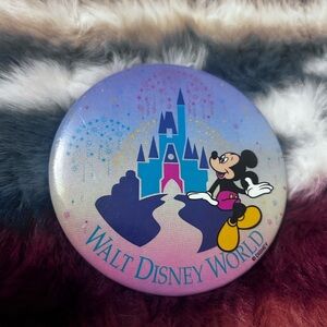 Vintage wdw Mickey mouse button